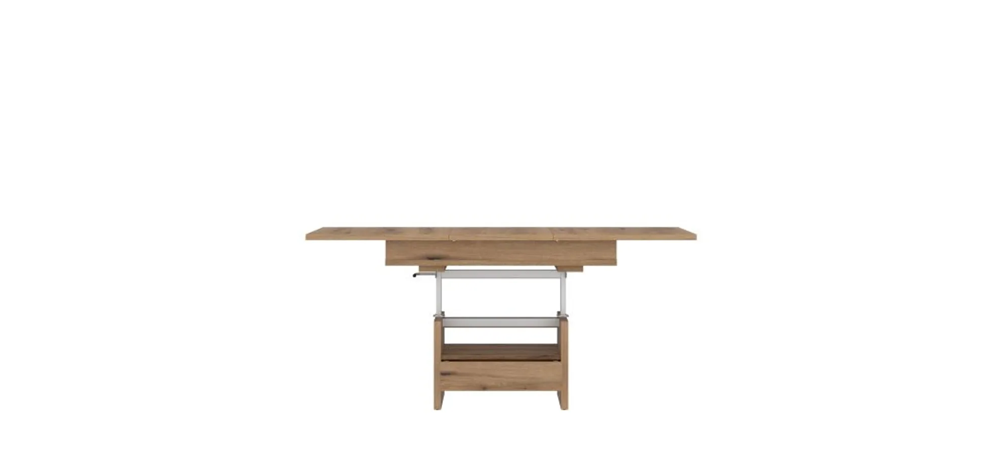Couchtisch- Höhenverstellbar, LB ca. 110x65 cm, Eiche Dekor