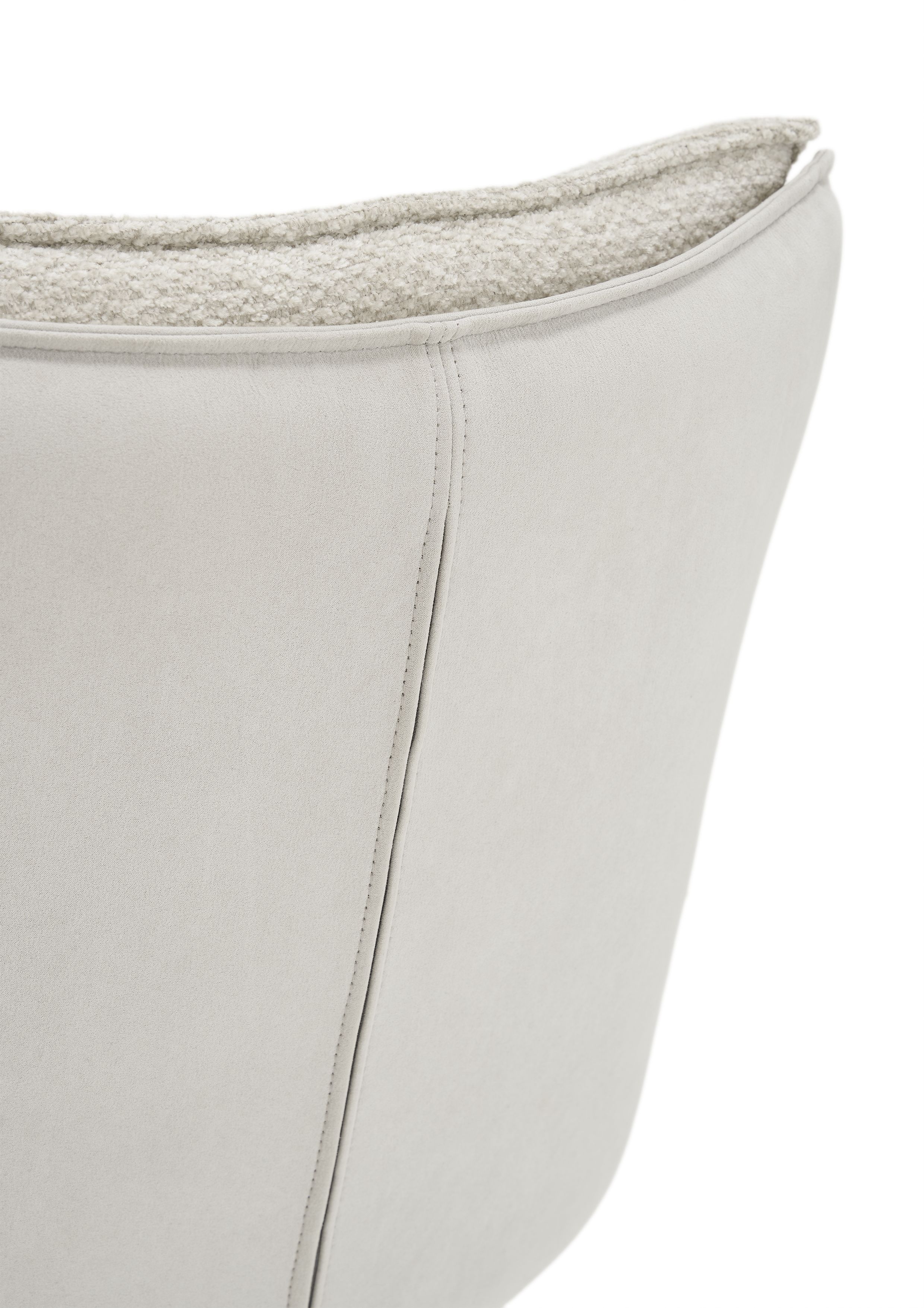 Stuhl, Bezug silber/Retrobliss, drehbar - Mandy