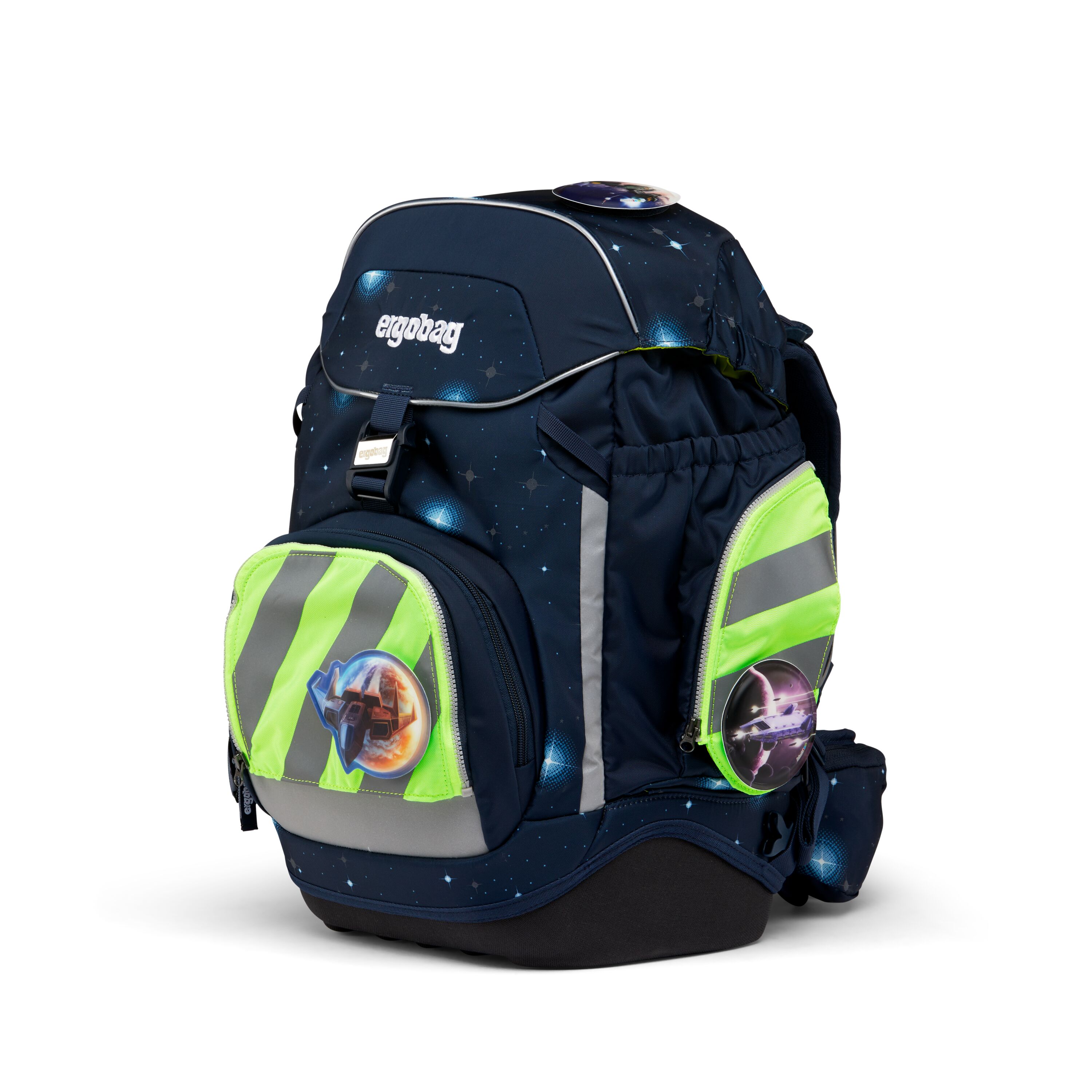 egobag Sicherheitsset, grün - fluo zip mit reflektorstreifen
