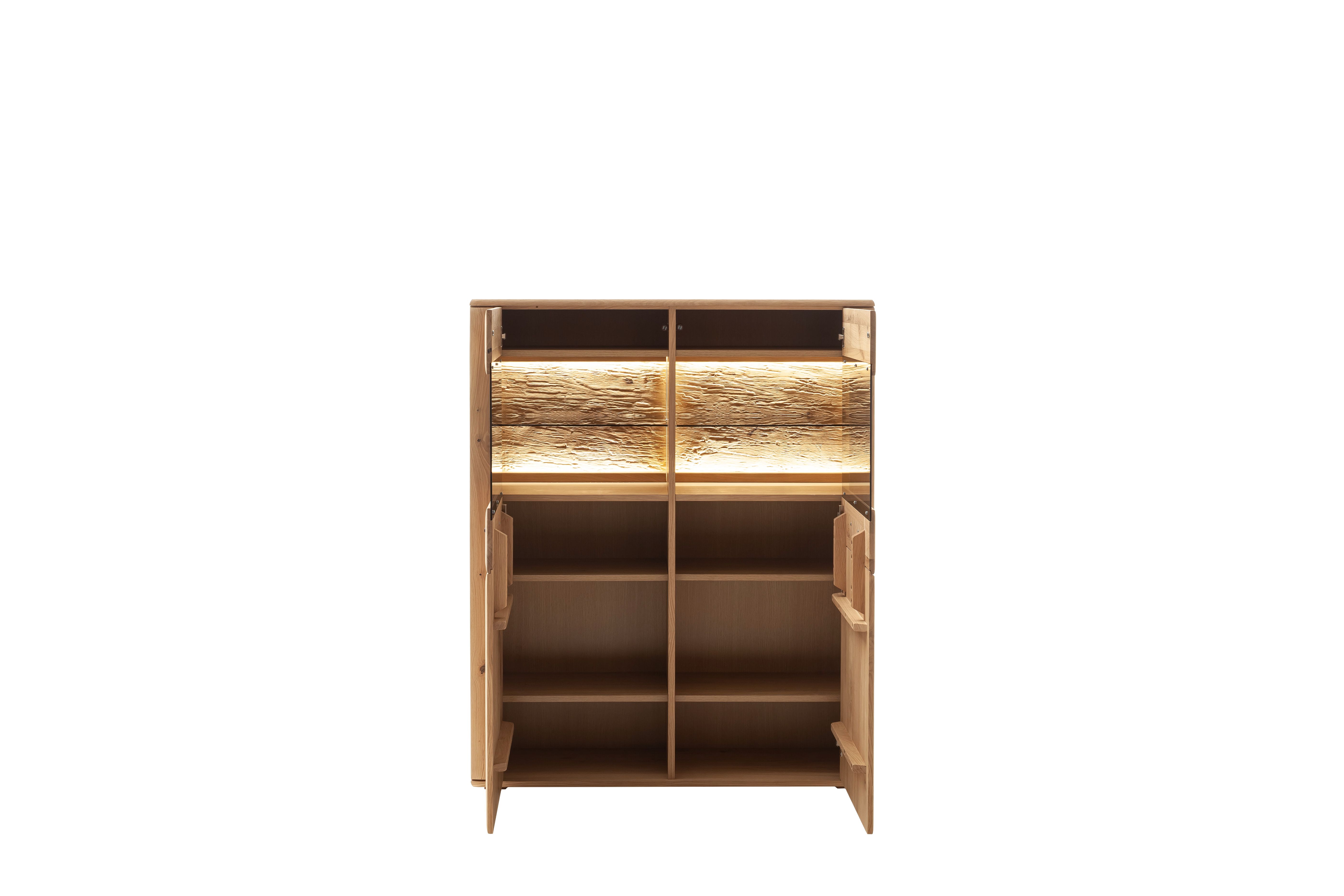 Highboard, Ast/Balkeneiche  - LS25 Donato