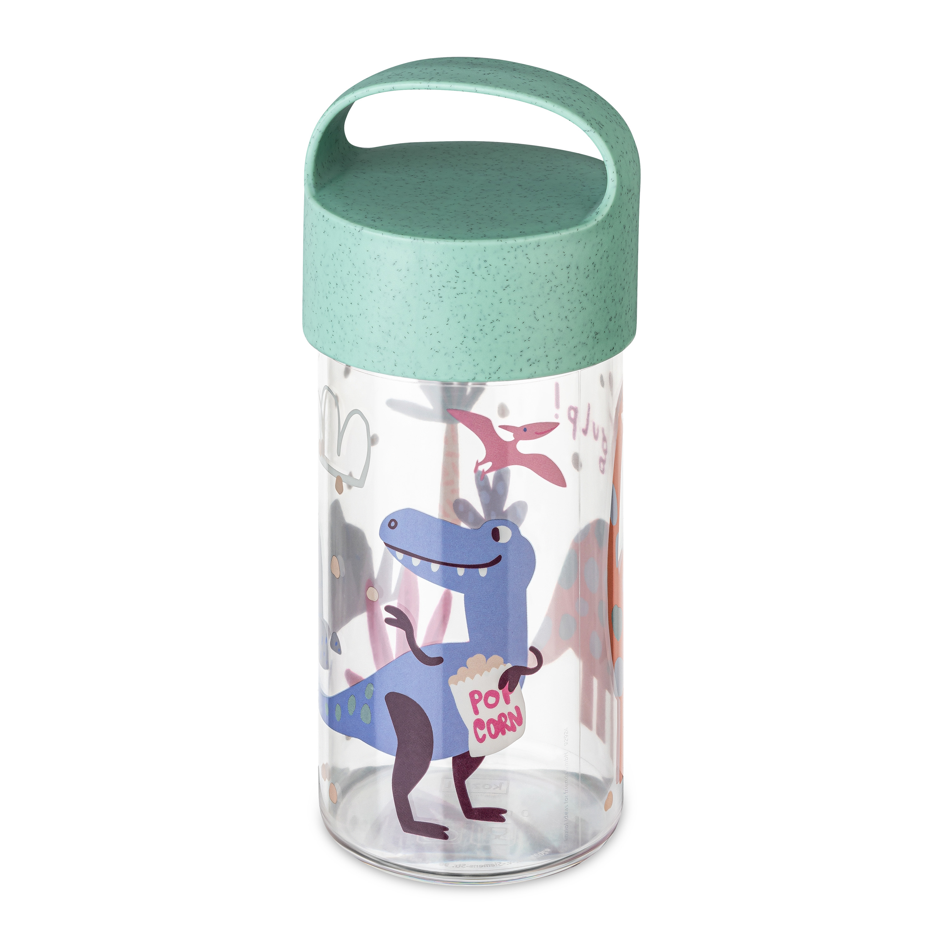 Snackpot / Trinkflasche 500ml, organic green rex - sicher, robust, 100% CO2-neutral