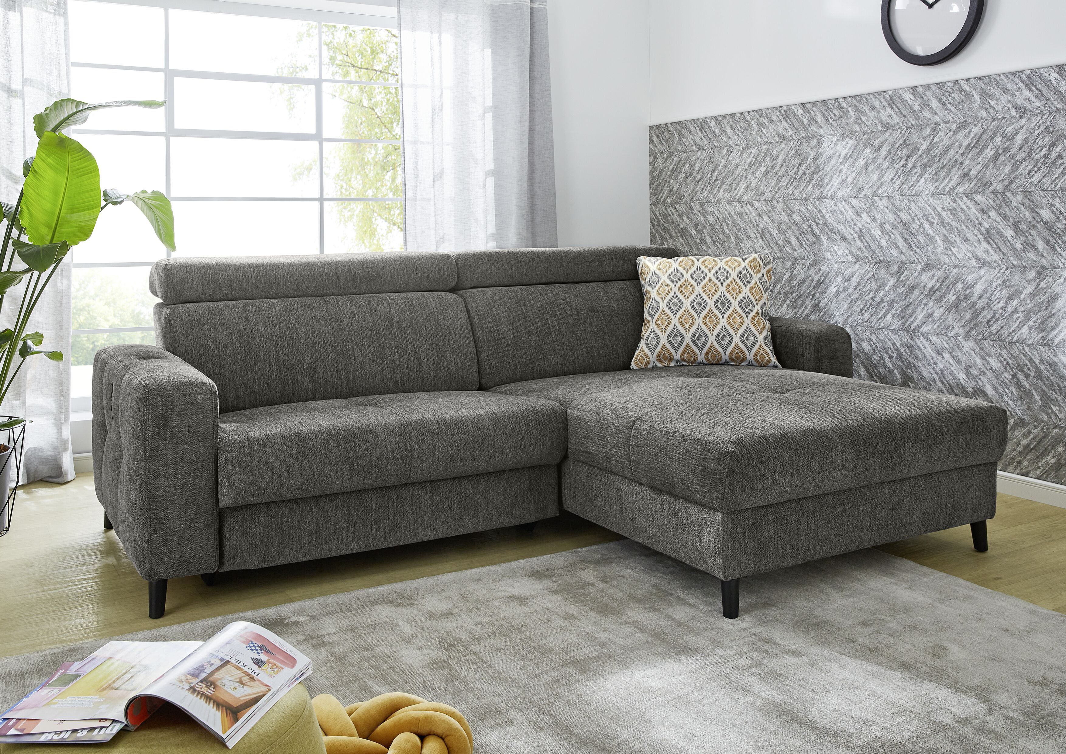 Wohnlandschaft, dunkelgrau - MyStyle 2166