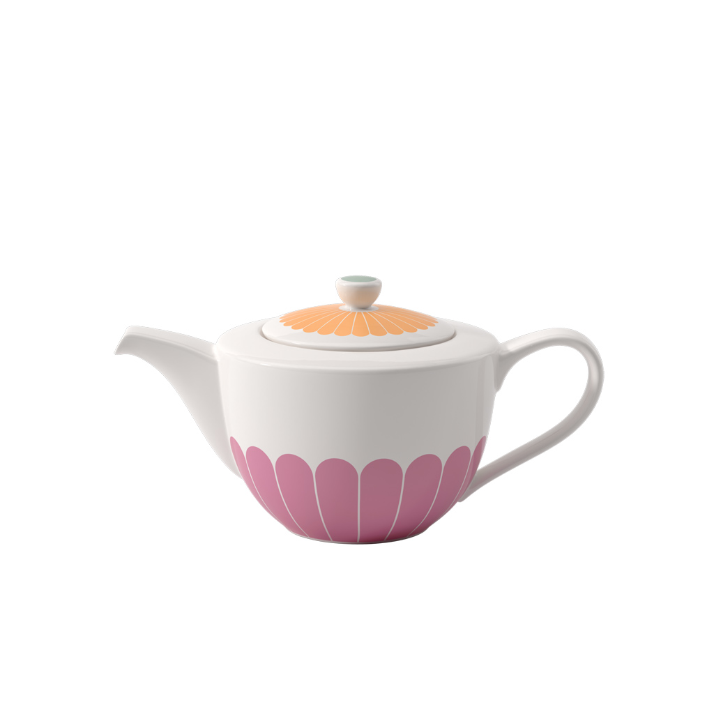 Fleur couleur Teekanne - ca. 15,5x14x27,5cm
