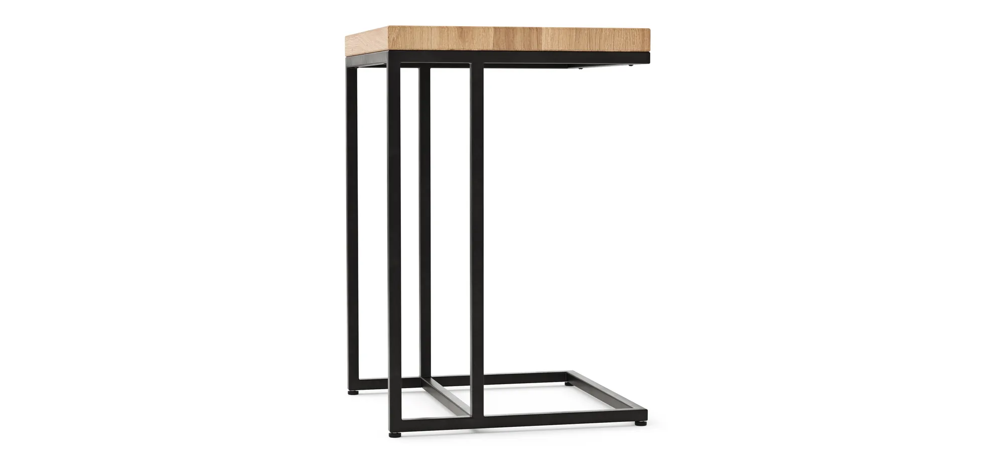 Beistelltisch Farmingdale - LBH ca. 45x45x67 cm, Eiche massiv, legno
