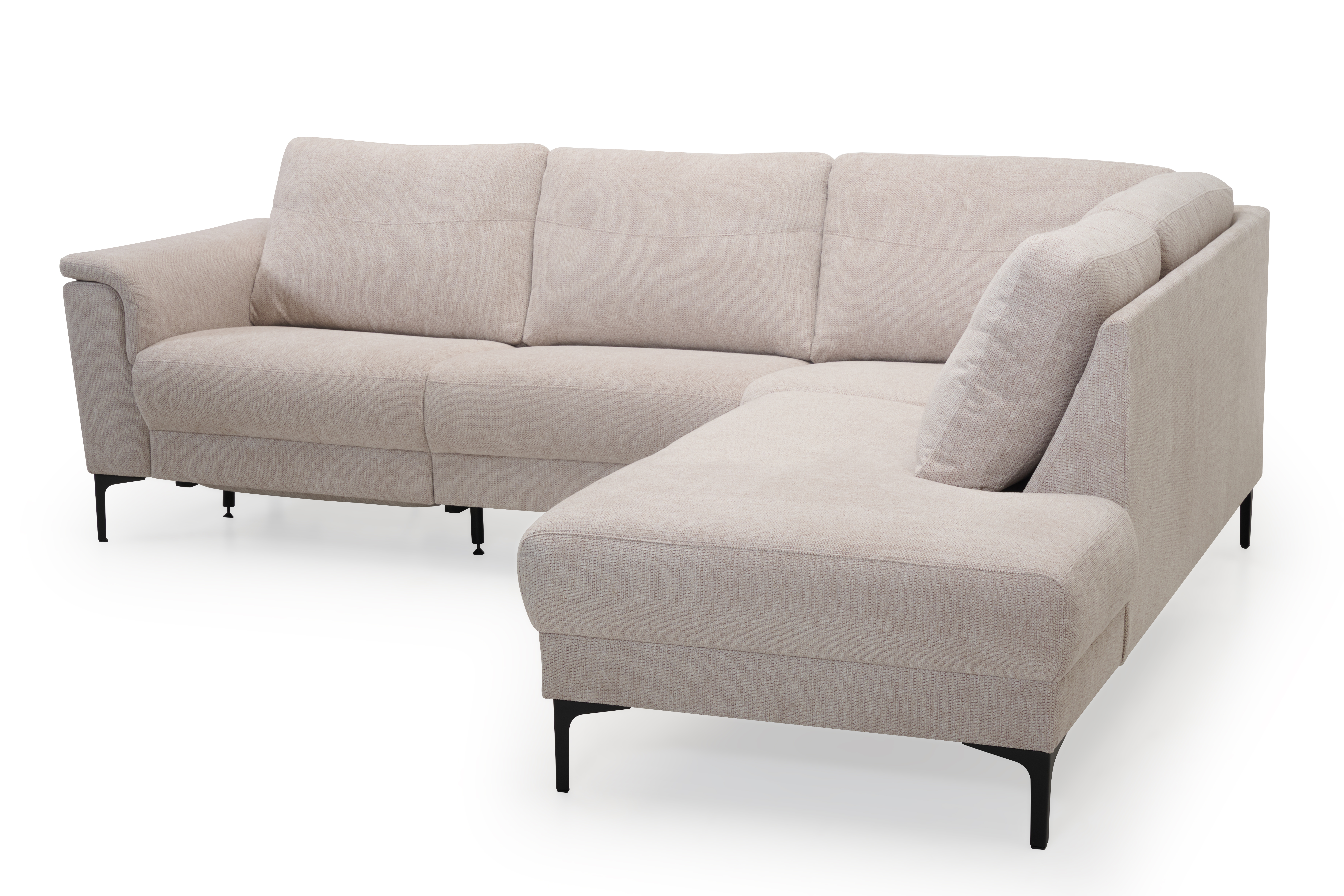 Ecksofa, Stoff Pale - LS26 Grace