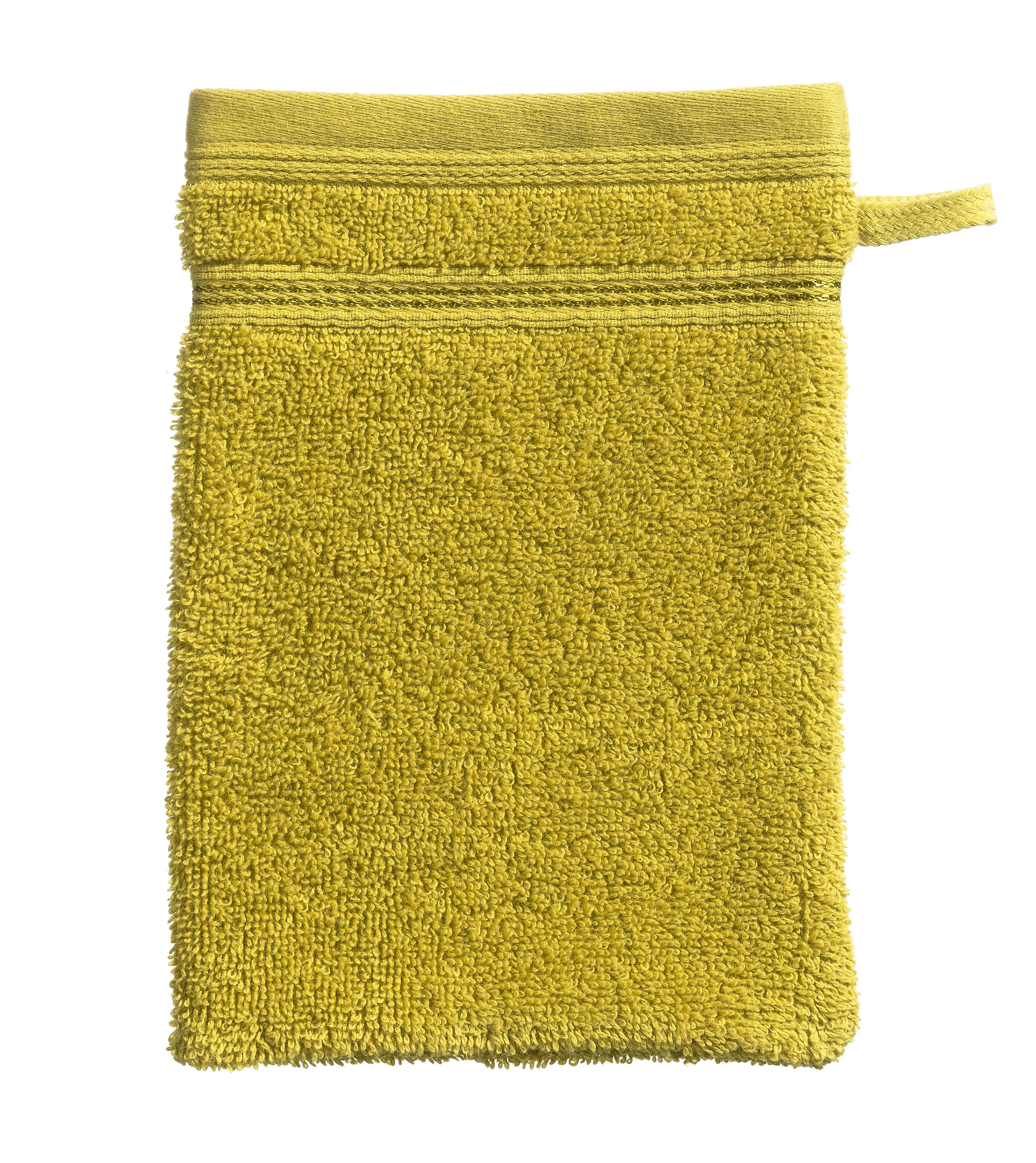 Waschhandschuh Casea Natürlich Alicante, 15x21 cm - curry