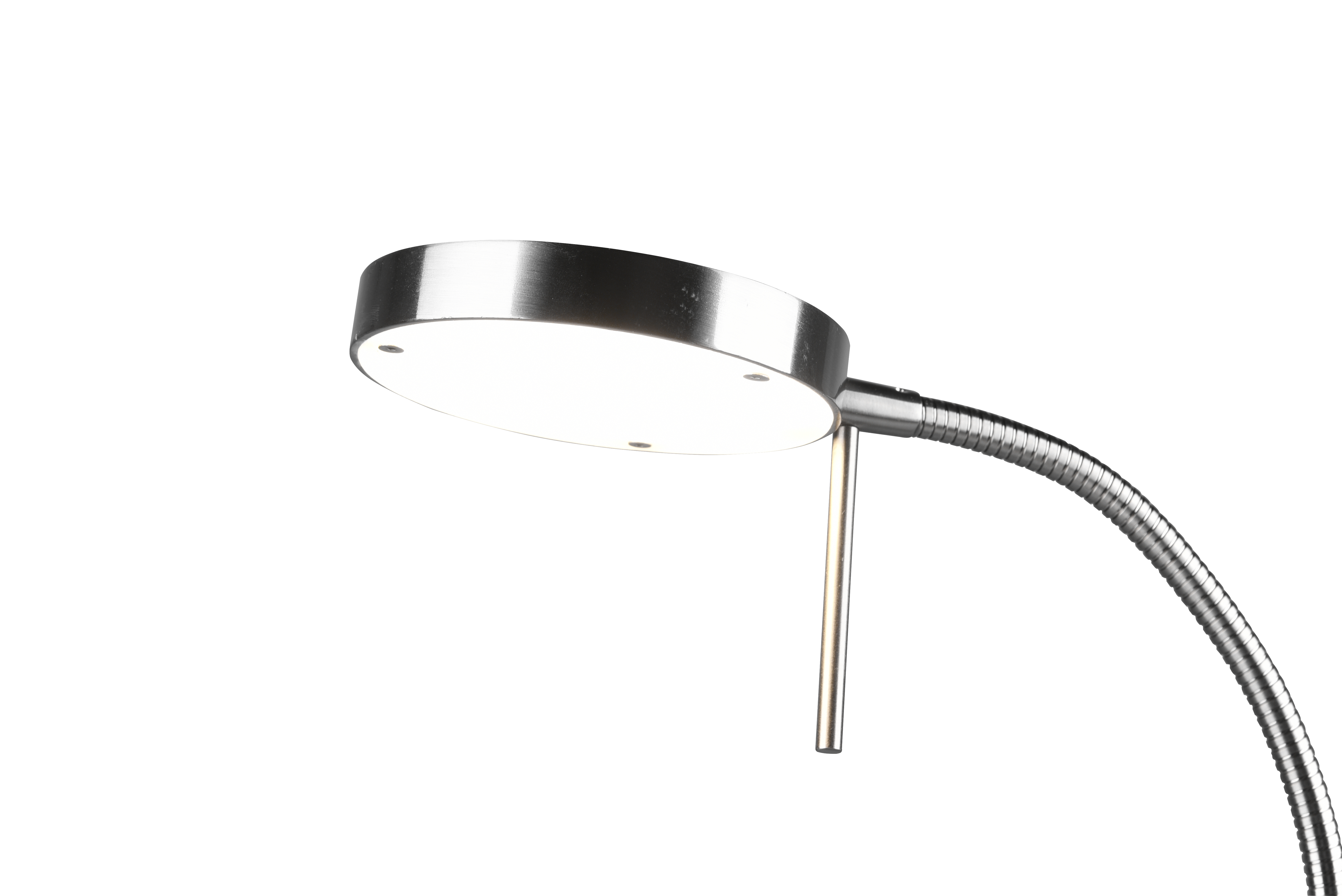Tischleuchte Monza - 1flg., Metall/Nickel matt,19x57x46cm