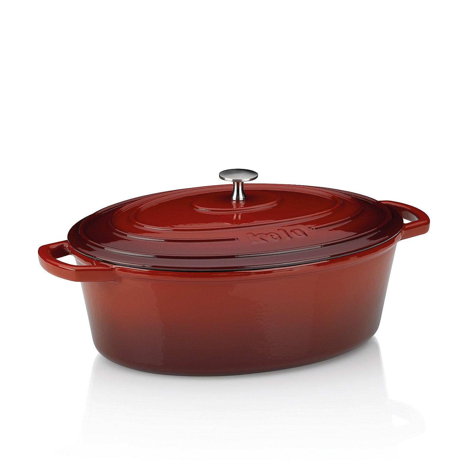 Bräter Calido, ca. 6 l - oval, rot
