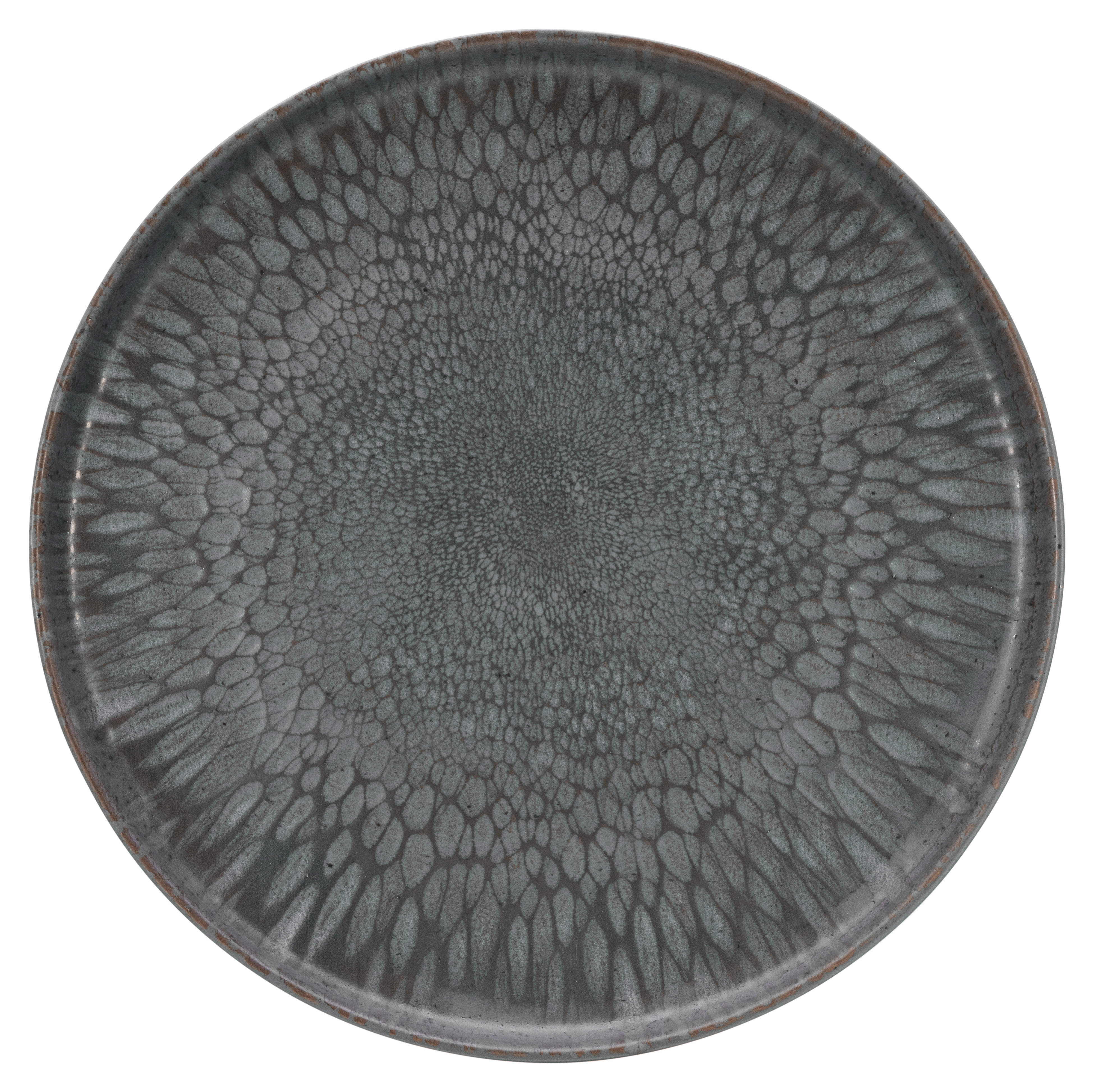 Gourmetplatte, 33x2,5x33 cm - Uno Volcano, anthrazit
