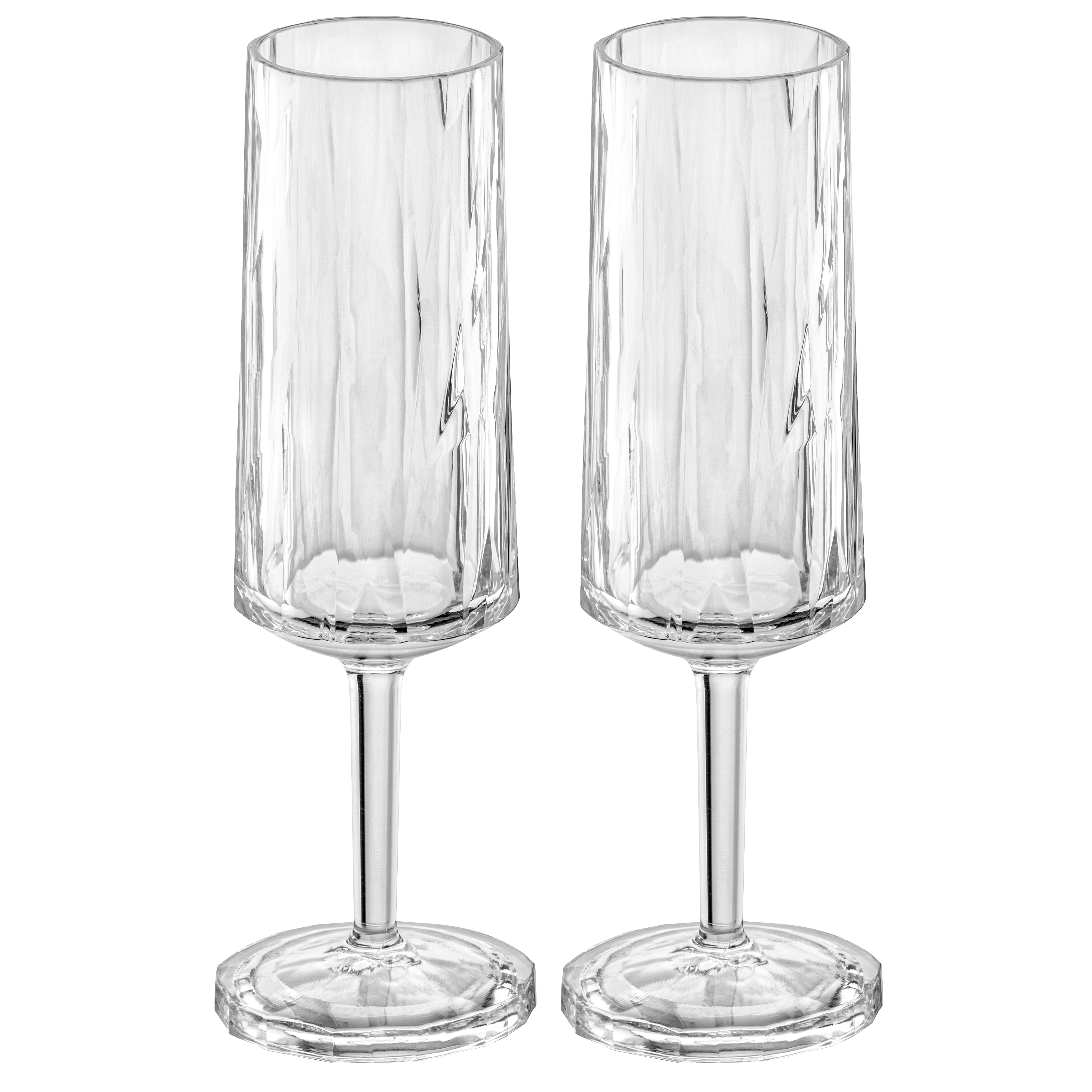 Superglas 100ml, crystal clear, 2er Set - bruchfest, spülmaschinengeeignet, 100% CO2-neutral