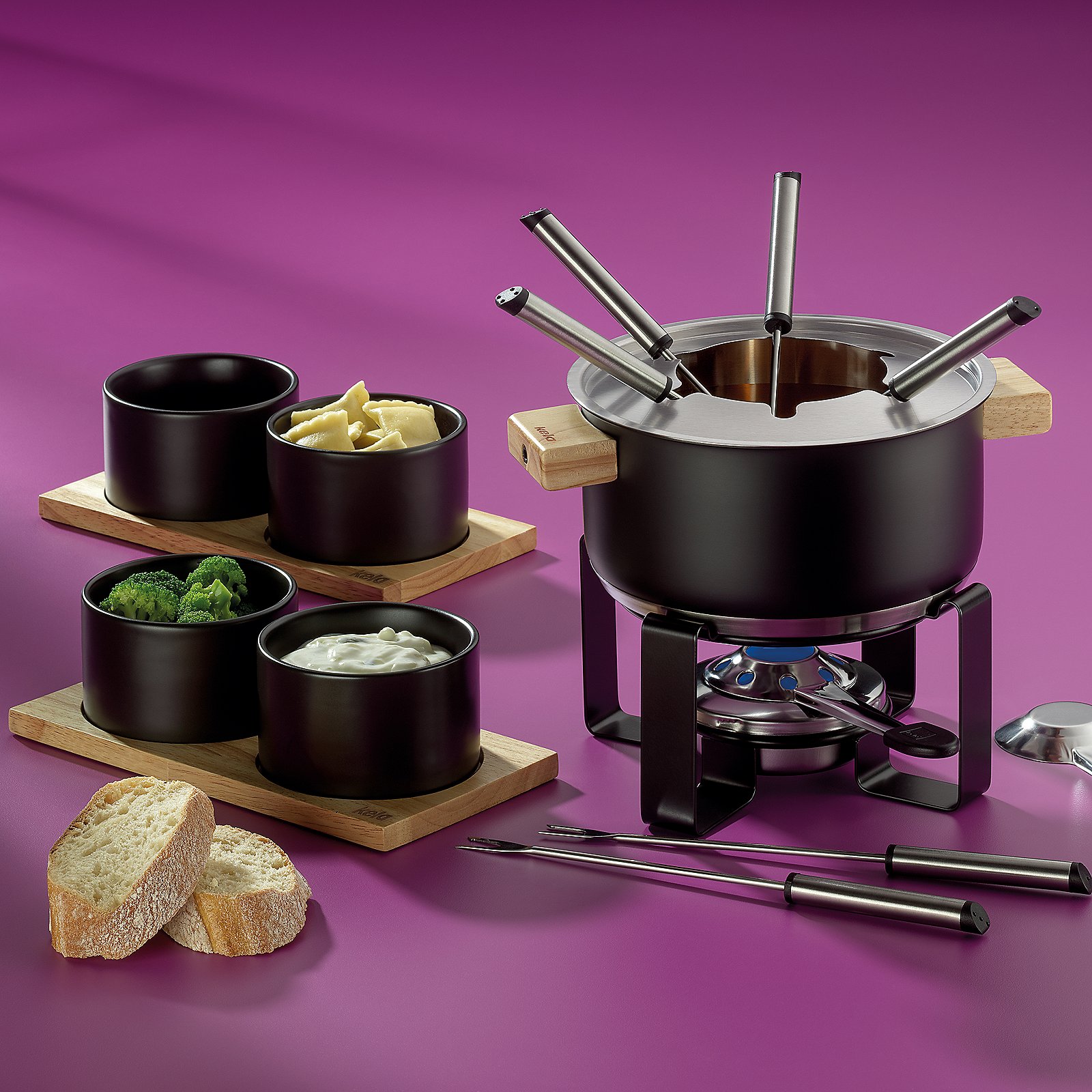 Fondue-Set Gunten 16-Tlg. - FONDUE