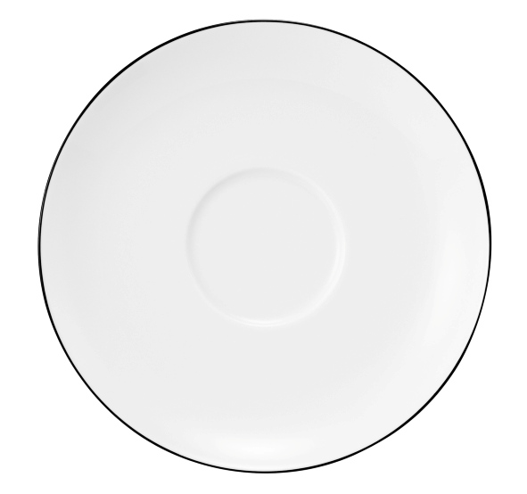 Milchkaffeeuntertasse - Lido Black Line 10826