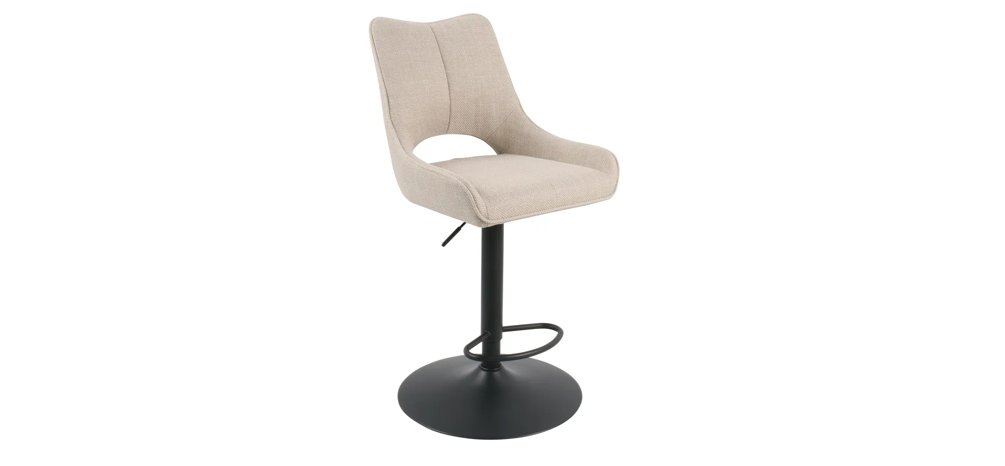 Barhocker, Webstoff Beige - MyStyle 4013