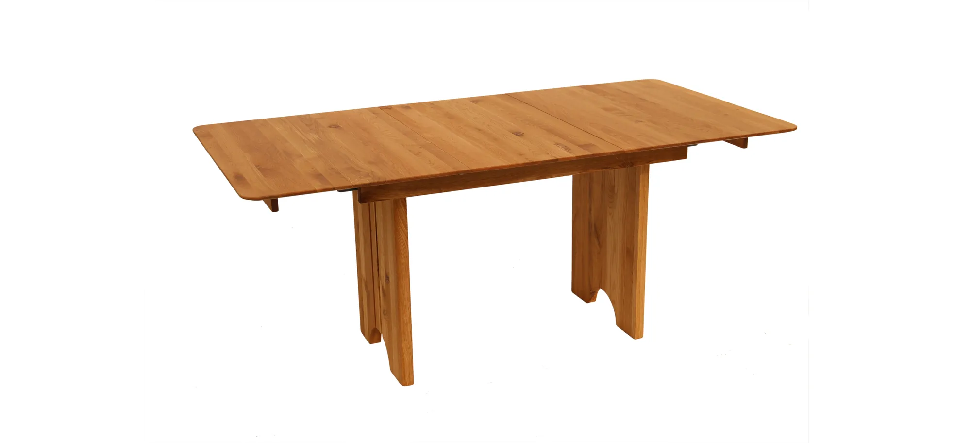 Esstisch - ausziehbar, LB ca. 180x90 cm, Eiche massiv
