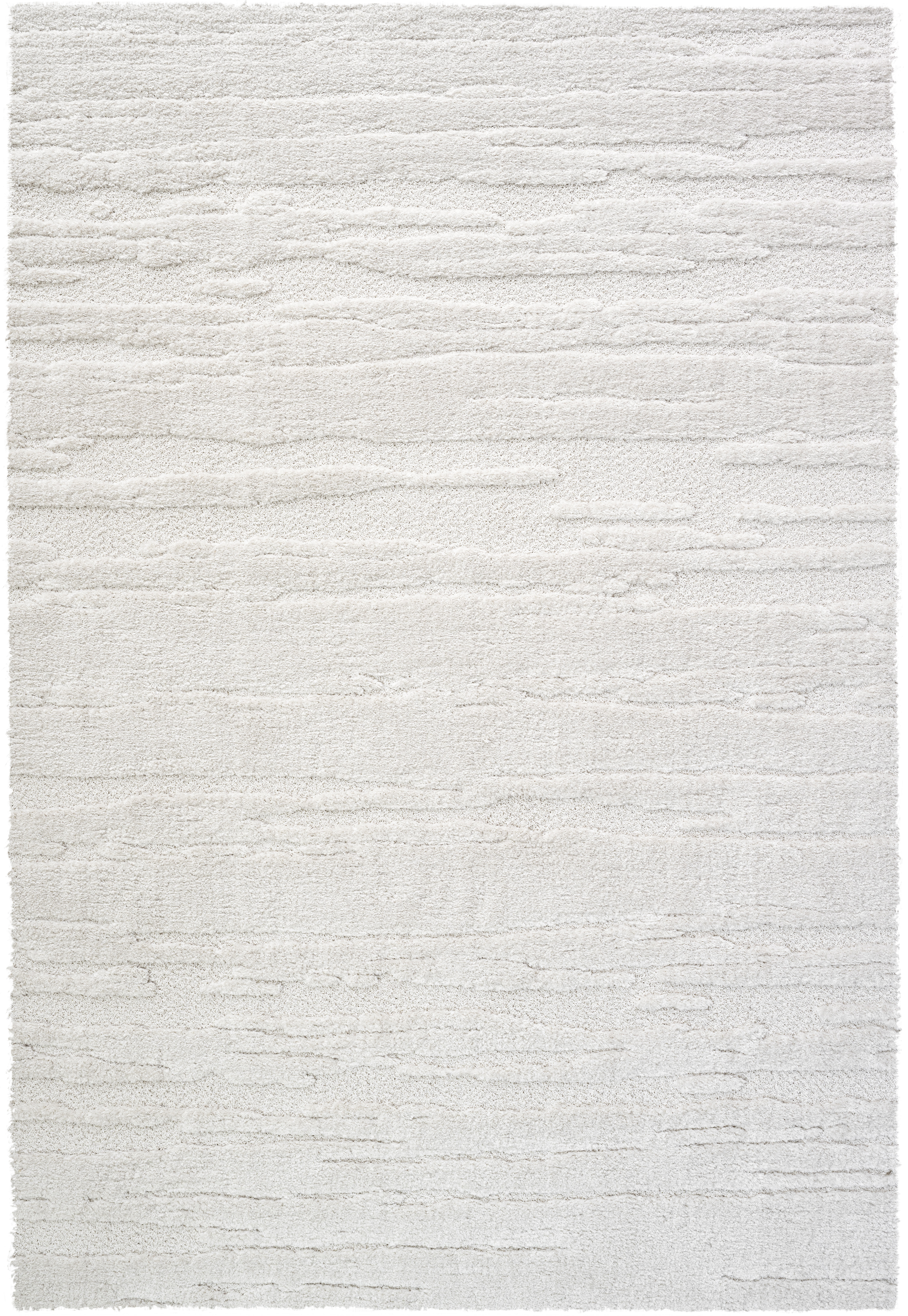 Webteppich, weiß, 80x150 cm, rechteckig - Rimba