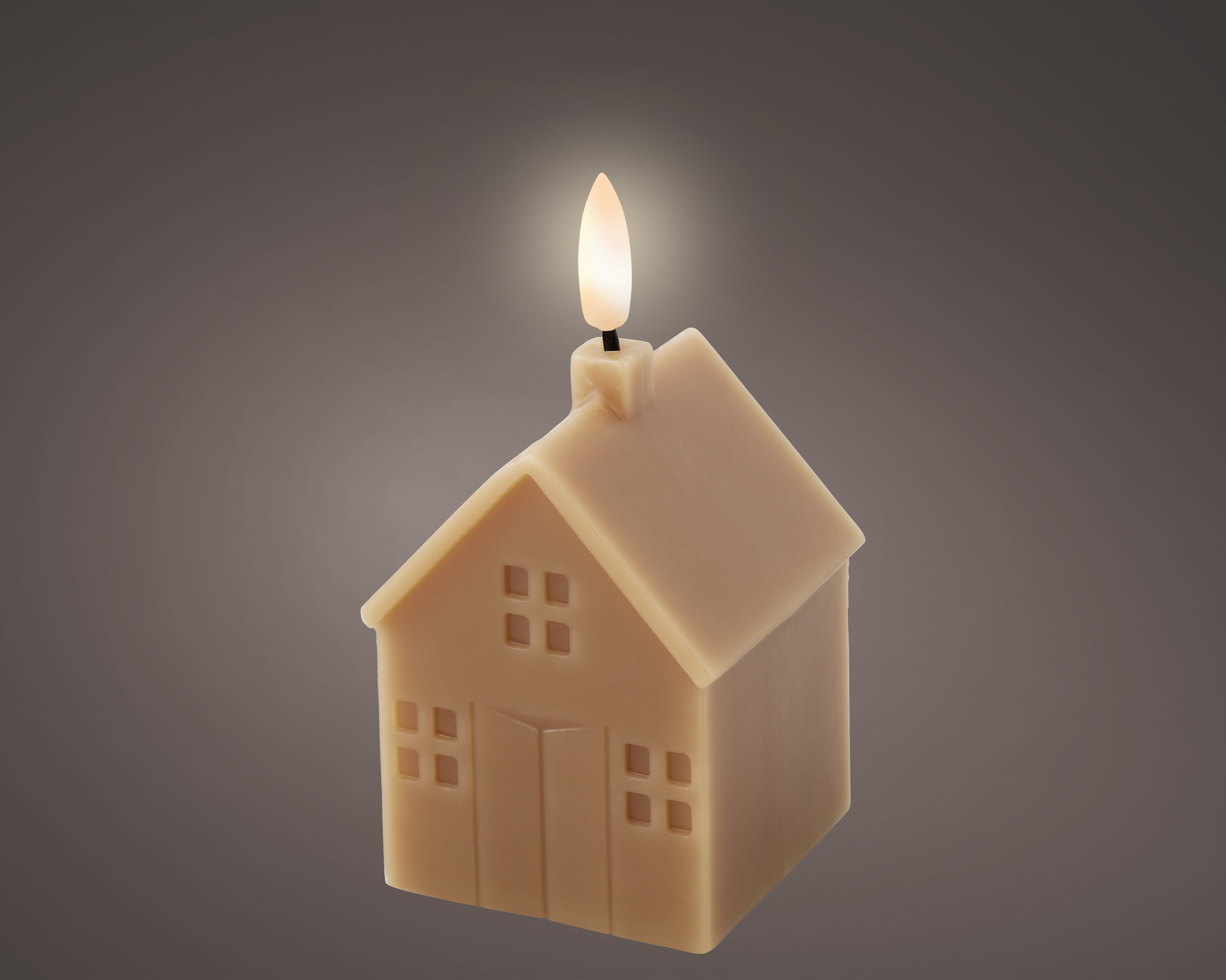 LED Kerze Haus