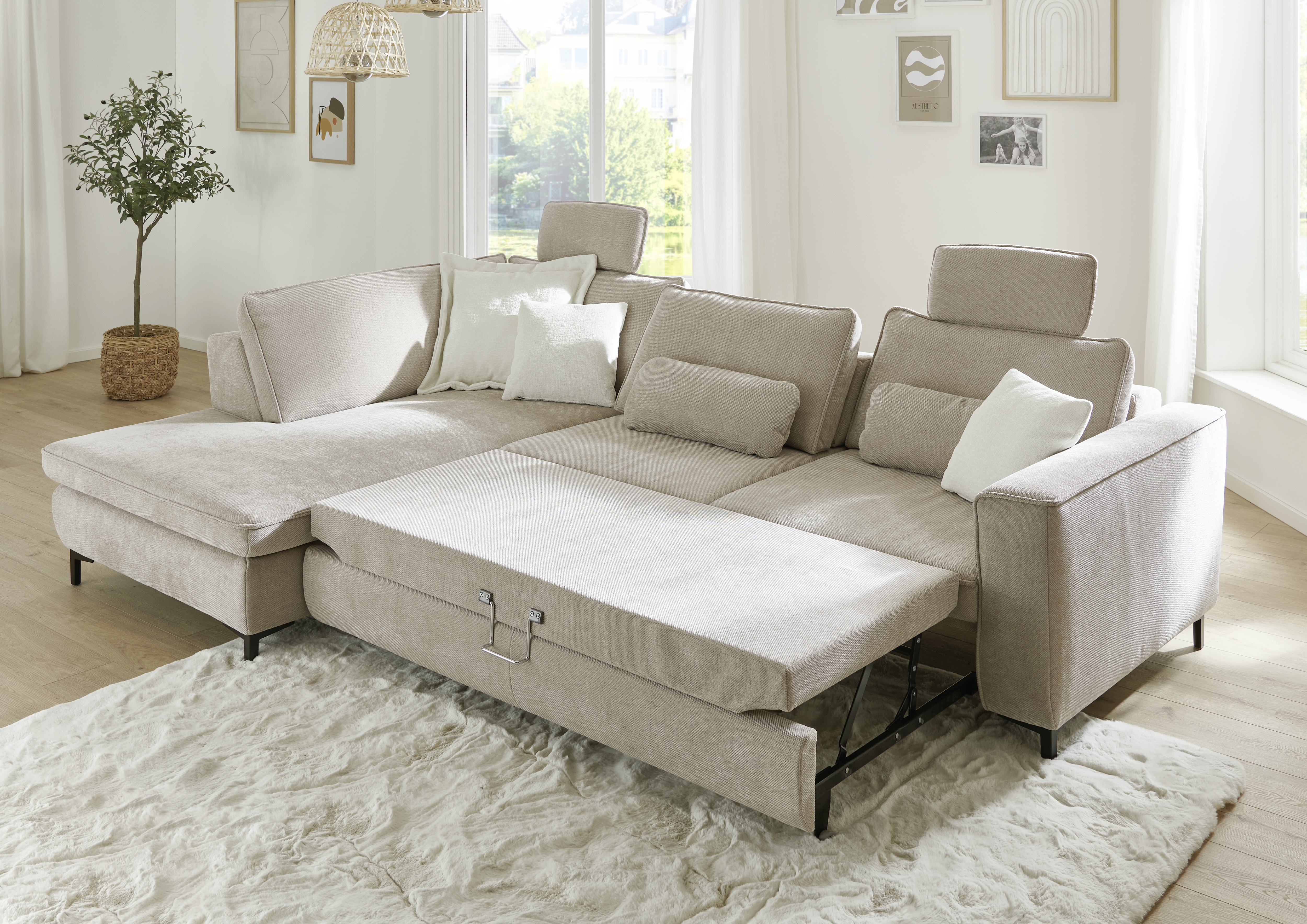 Ecksofa, Stoff desert - LS26 Palagora