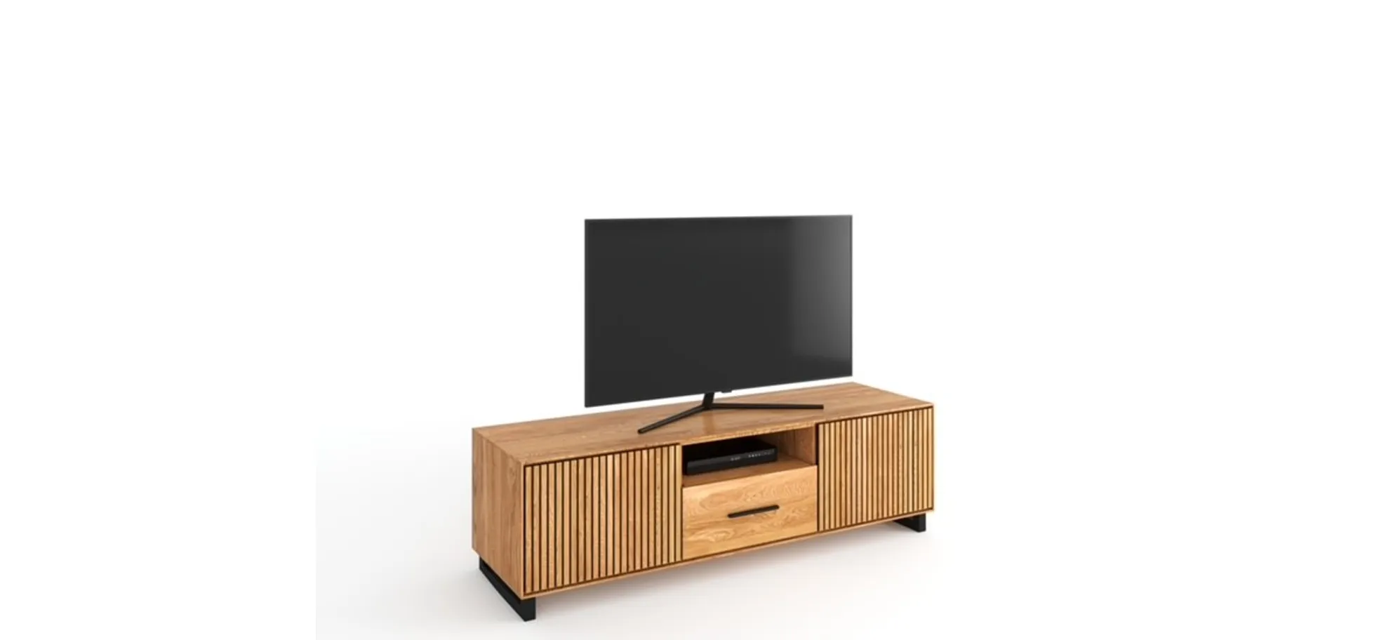 TV-Unterteil, Eiche teilmassiv geölt - Emila