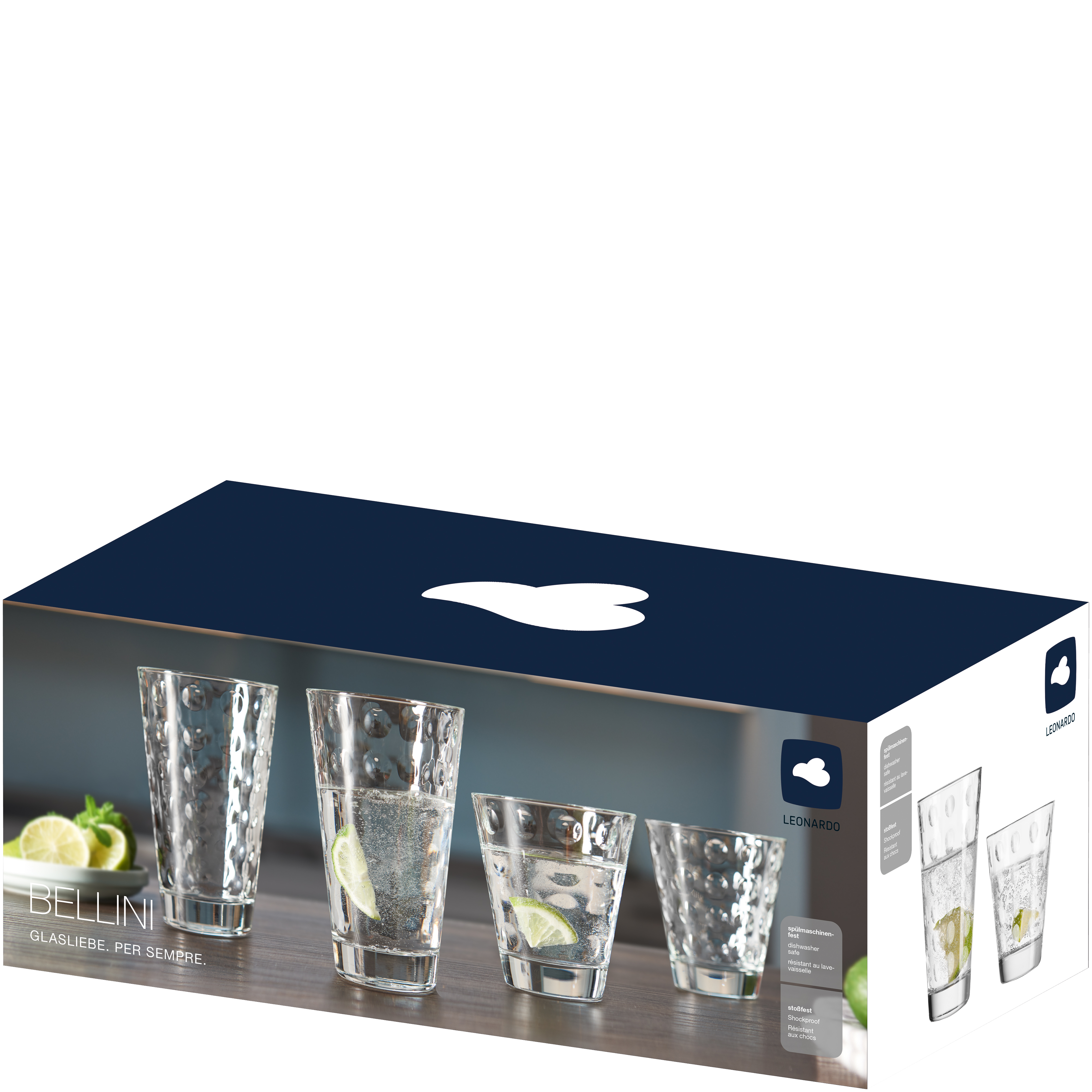 Becherset 8-Tlg. - Bellini, glas