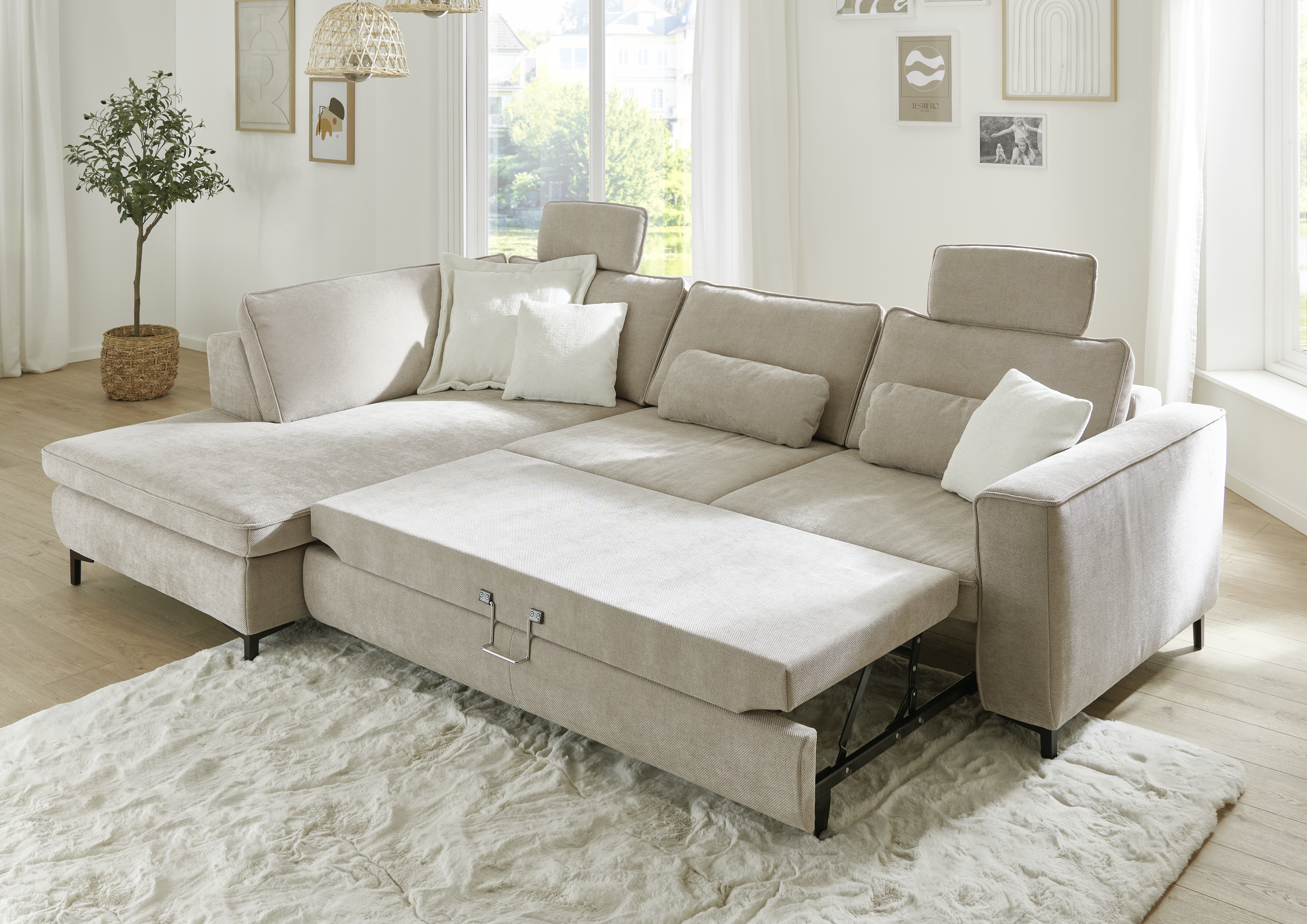 Ecksofa, Stoff desert - LS26 Palagora
