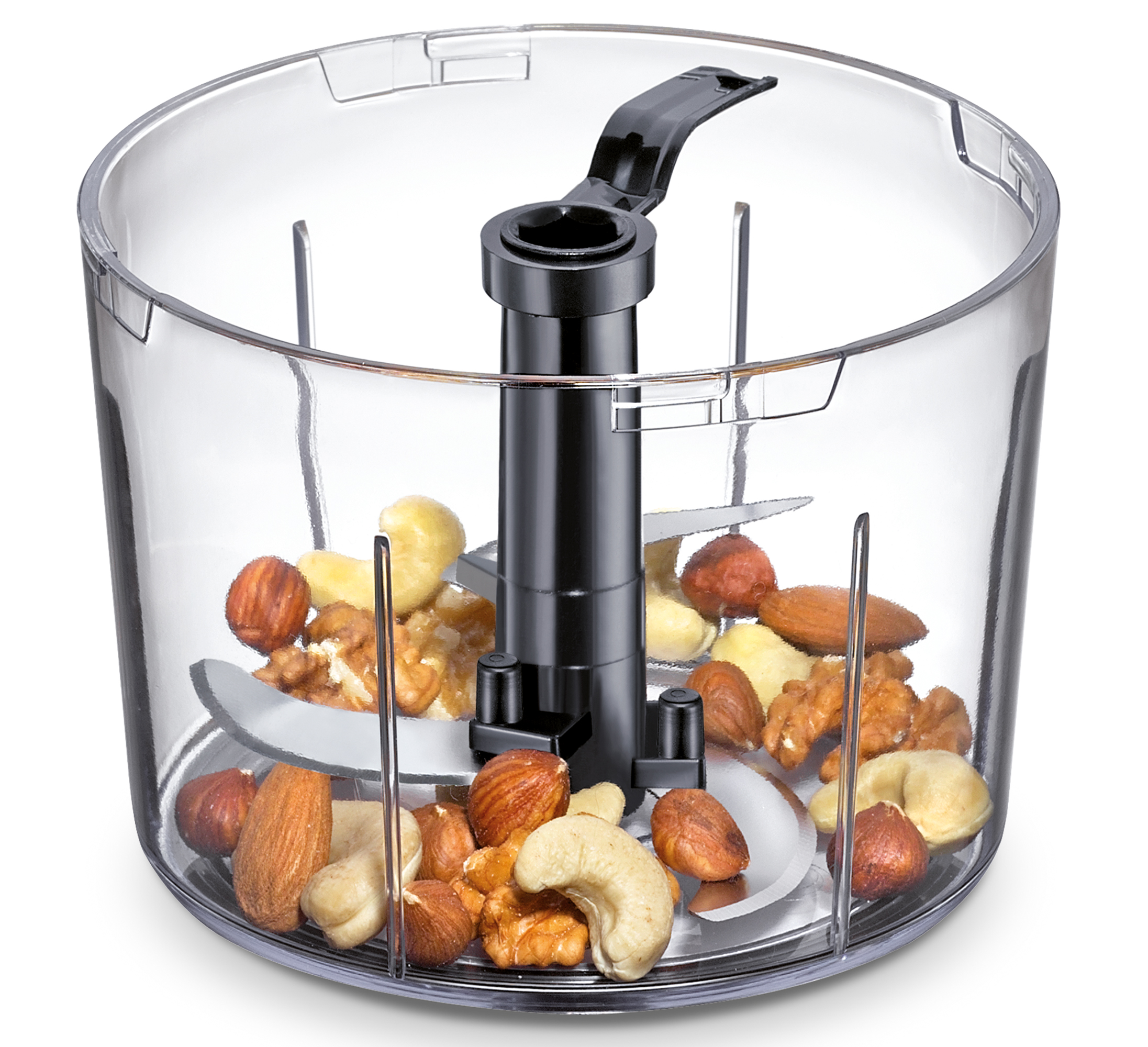 Multischneider Compacto - Kunststoff, schwarz/transparent, 15cm