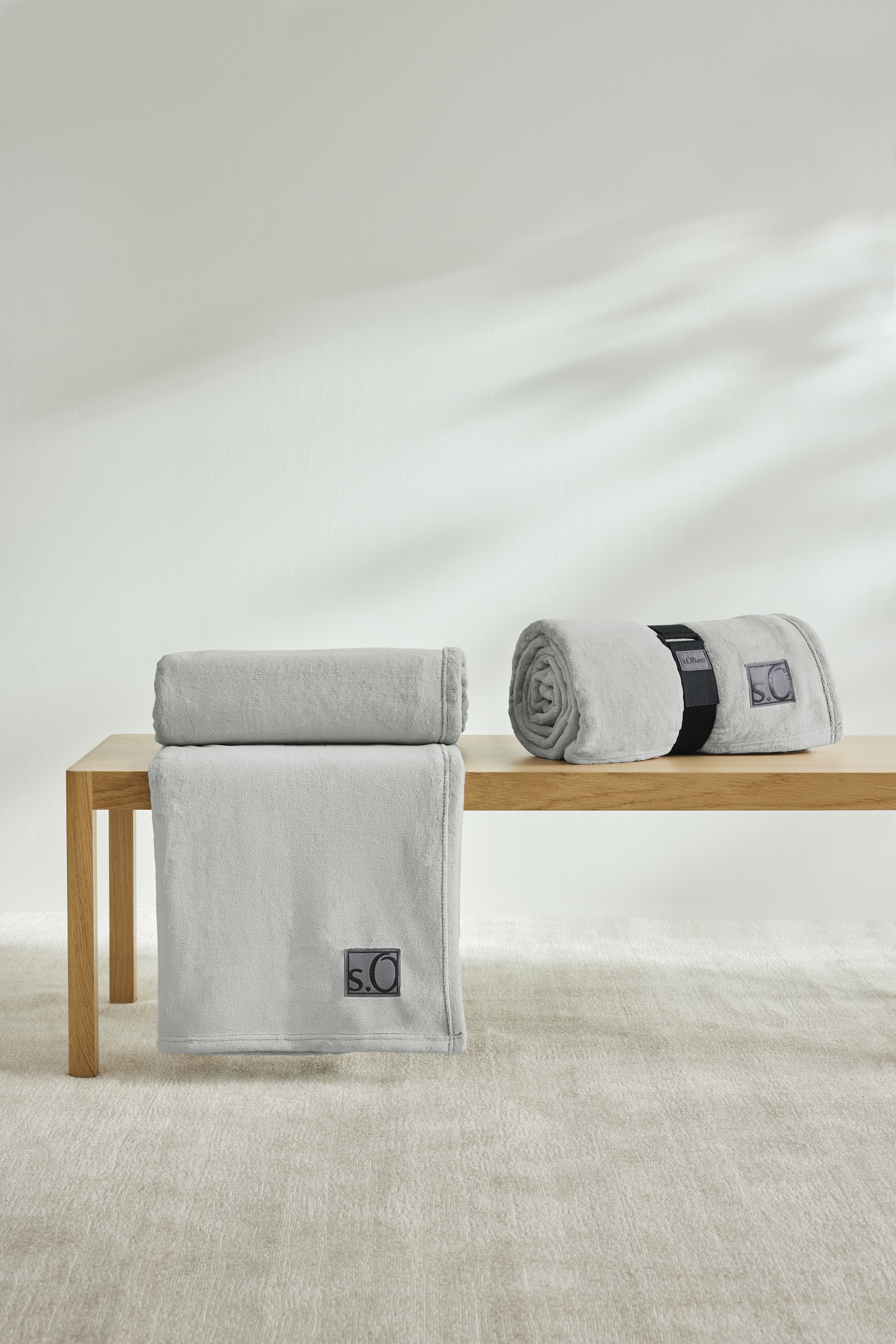 Kuschelsoftdecke S.Oliver - DECKE150x200 cm, silbergrau