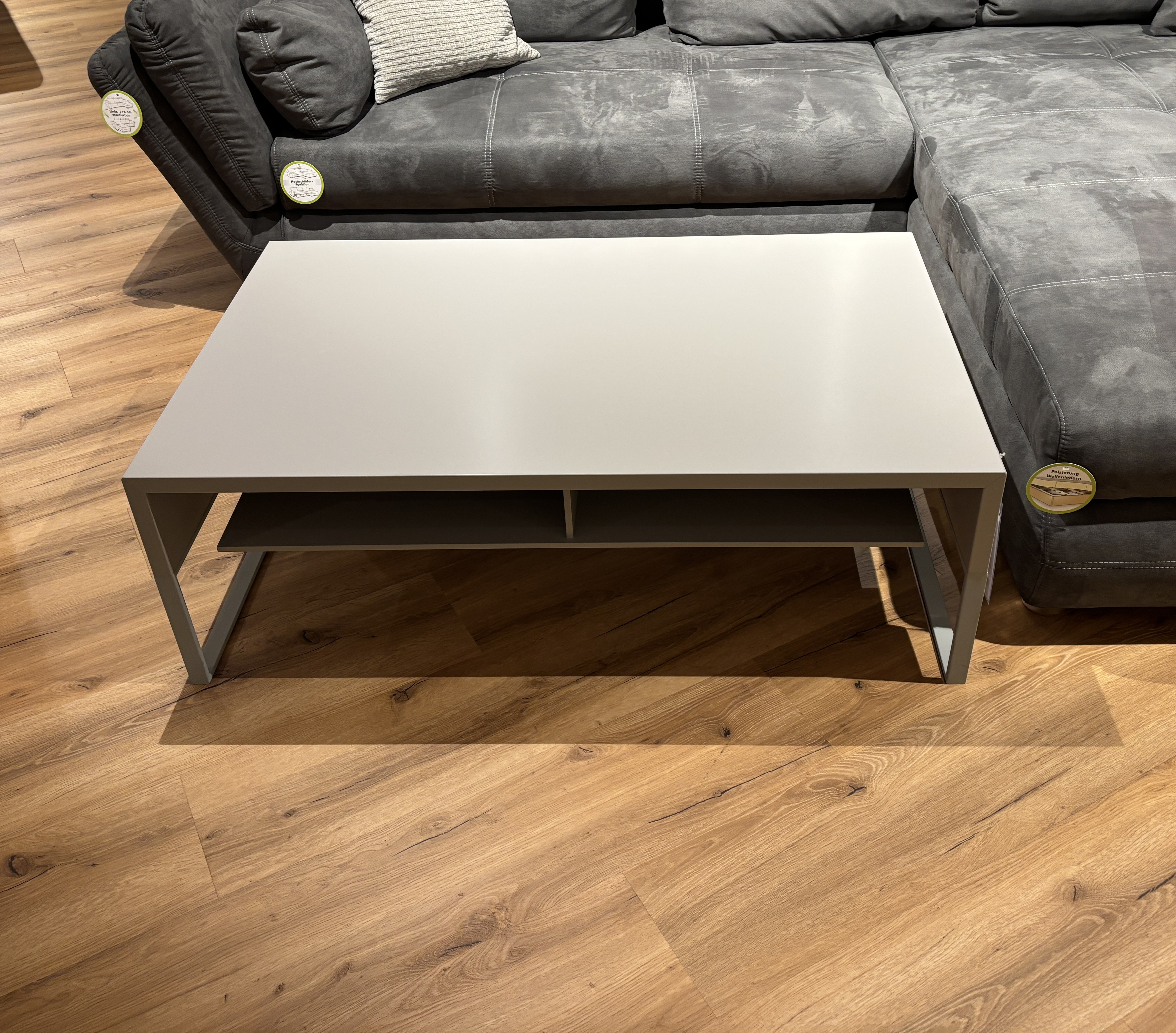 Couchtisch, Lack Platingrau - 4450