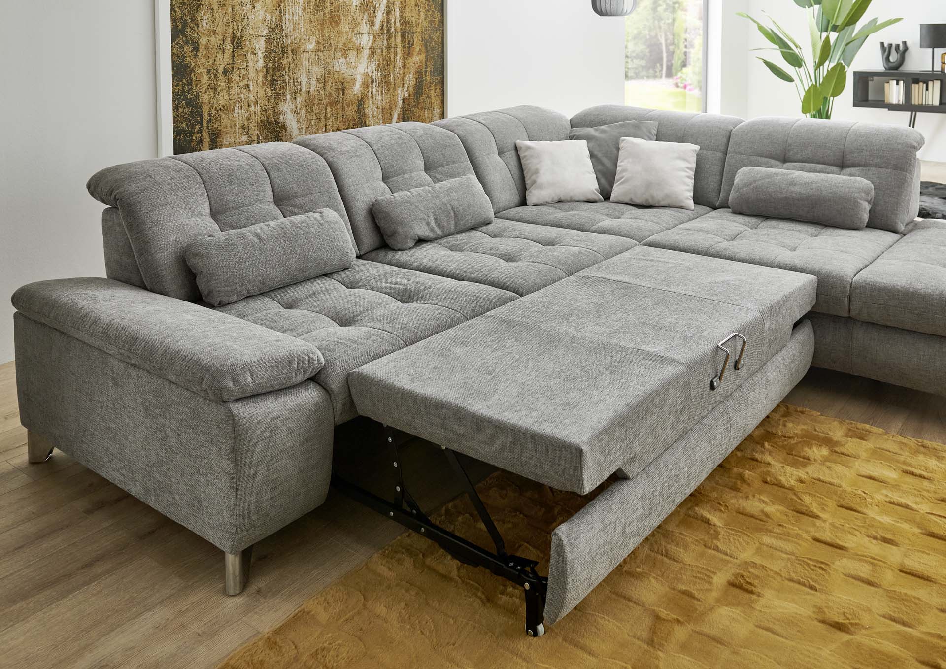 Ecksofa, grau - KS 110922