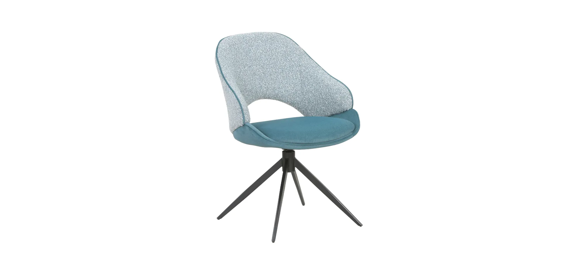 Vierfußstuhl, blau - Meriem